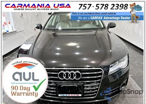 2015 Audi A7 Premium Plus z USA, uszkodzony, nr VIN WAUWGAFC7FN018887